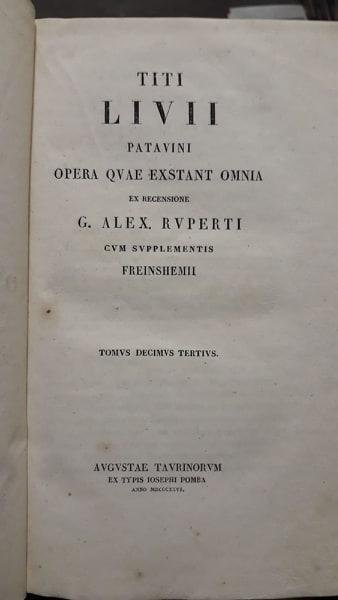 Titi Livii. Opera omnia. Tredici tomi. | Immagine principale