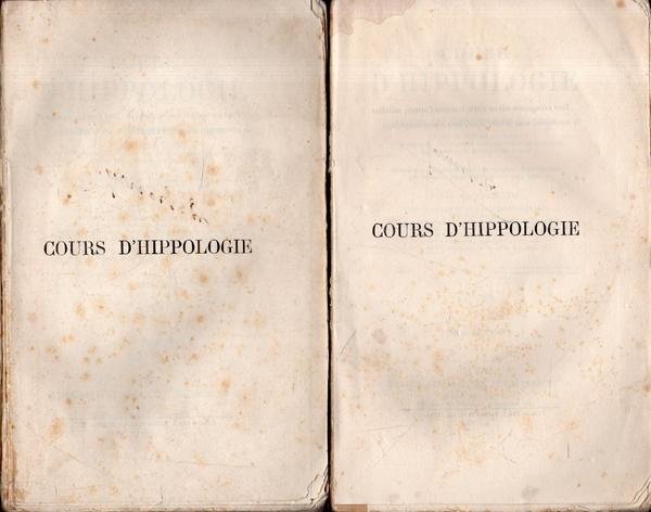 Cours d'Hippologie (2 volumi)