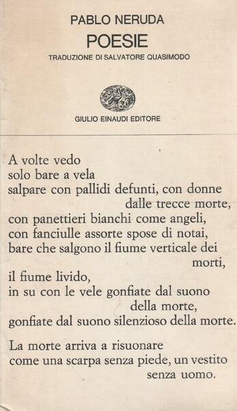 Poesie - Traduzione di Salvatore Quasimodo