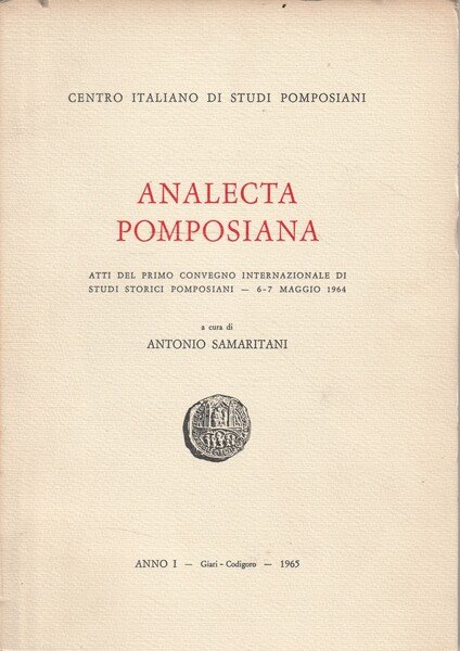 Analecta Pomposiana - Atti del Primo Convegno Internazionale di Studi …