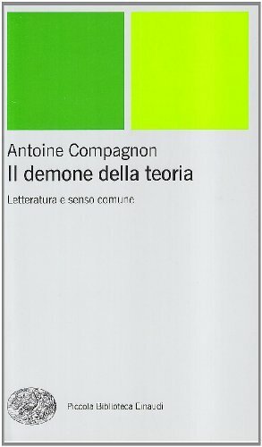Il demone della teoria : letteratura e senso comune