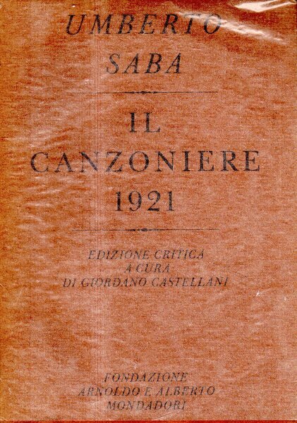 Il Canzoniere 1921