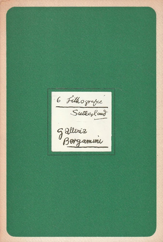 6 litografie di Sutherland