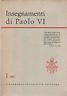 INSEGNAMENTI DI PAOLO VI. I. 1963