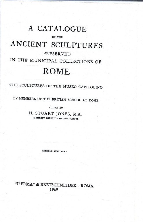 A Catalogue of the Ancient Sculptures preserved in the Municipal … | Immagine Gallery 2