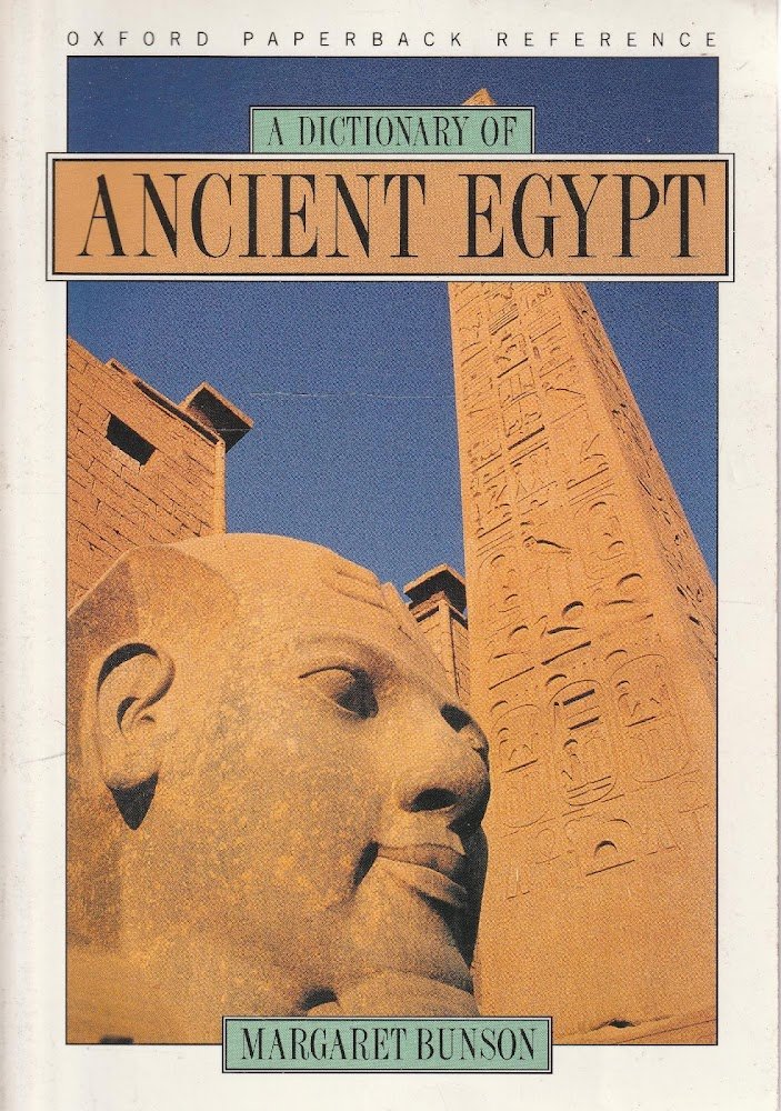 A dictionary of ancient Egypt