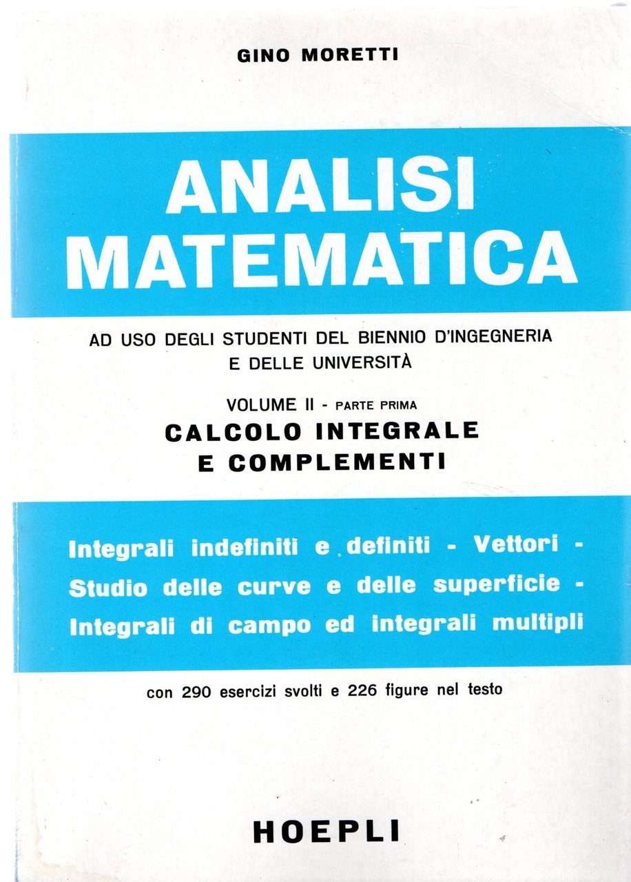 ANALISI MATEMATICA vol. II parte 1