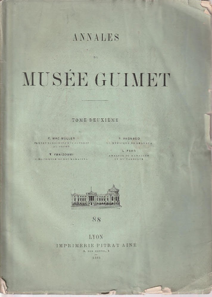 Annales du Musée Guimet. Tome Deuxième