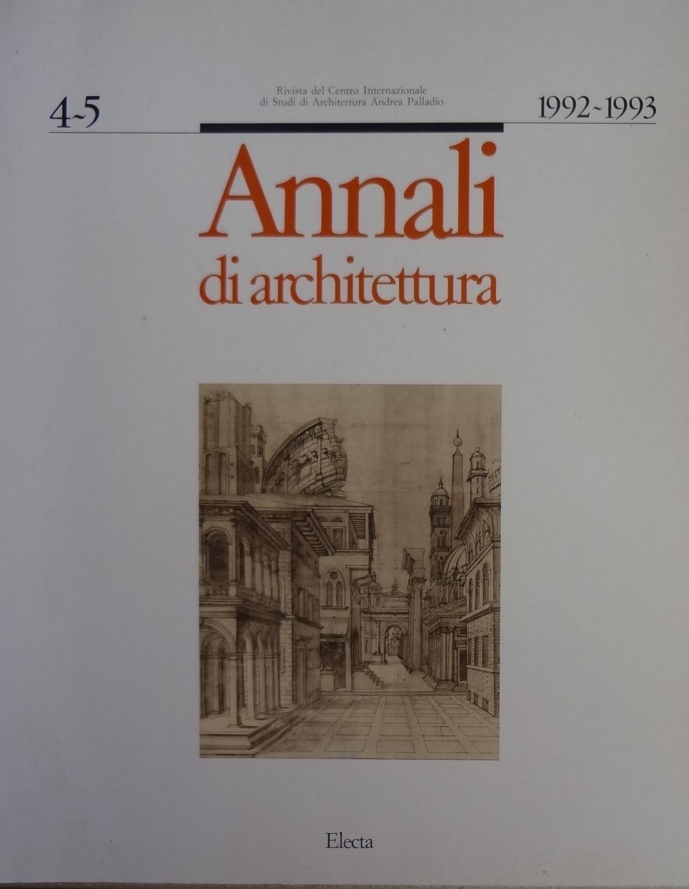 Annali di architettura 4-5: 1992-1993