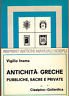 Antichita' greche pubbliche, sacre e private