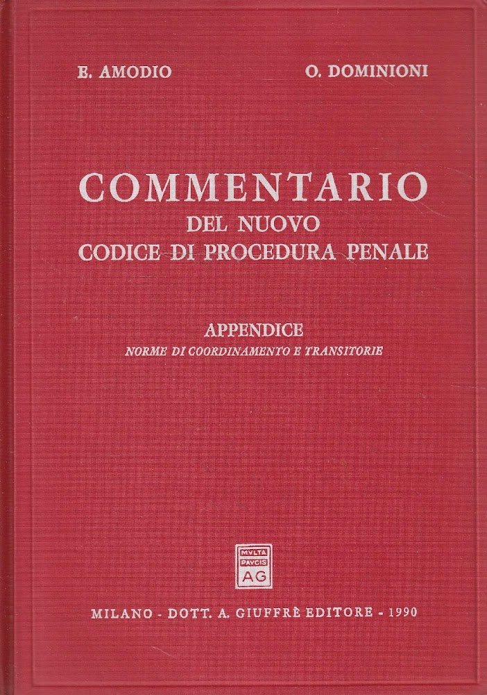 Appendice : norme di coordinamento e transitorie (commentario del nuovo …
