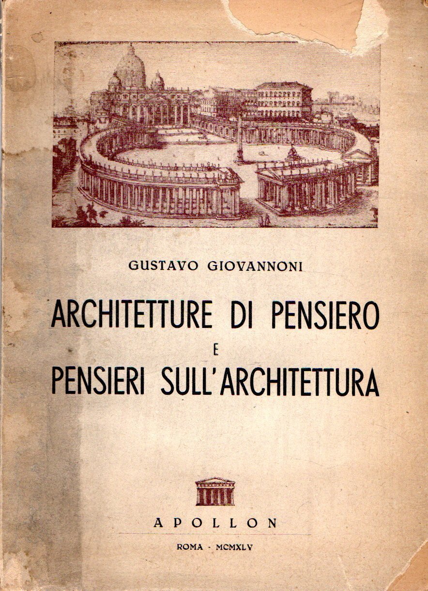 Architetture di pensiero e pensieri sull'architettura