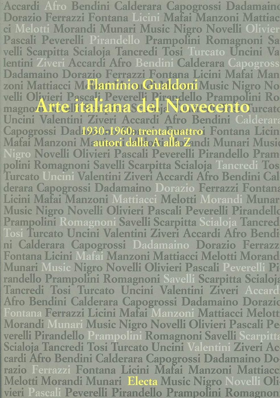 Arte italiana del Novecento 1930-1960. 34 autori dalla A alla … | Immagine principale