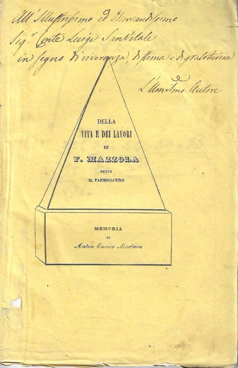 Autografato ! Della Vita e dei Lavori di F. Mazzola … | Immagine principale