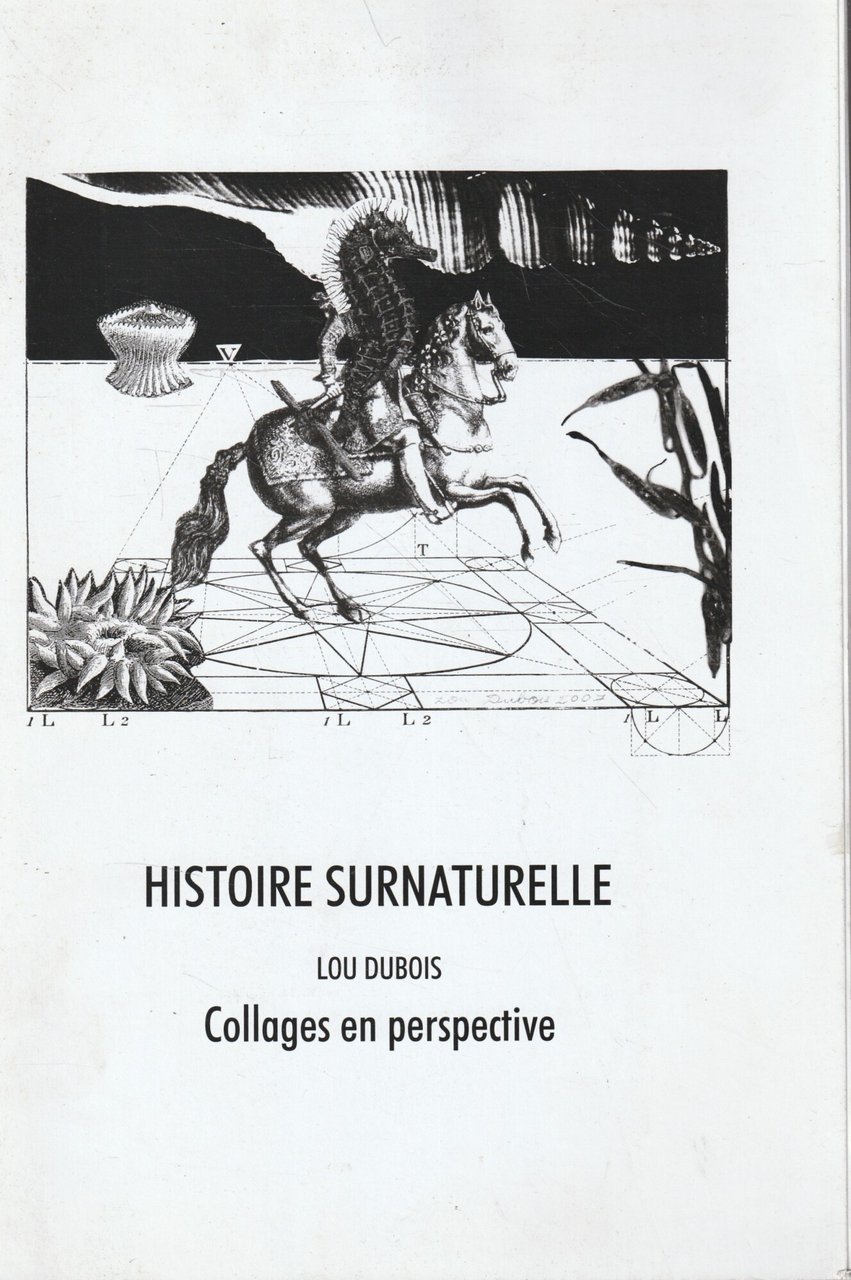 Autografato !!! Histoire surnaturelle: Lou Dubois . Collages en perspective