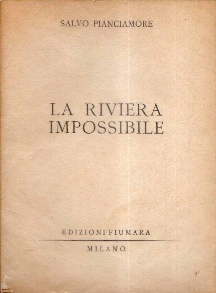 Autografato! La riviera impossibile