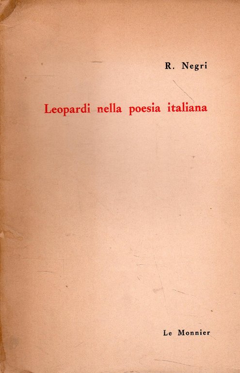 Autografato! Leopardi nella poesia italiana | Immagine Gallery 2