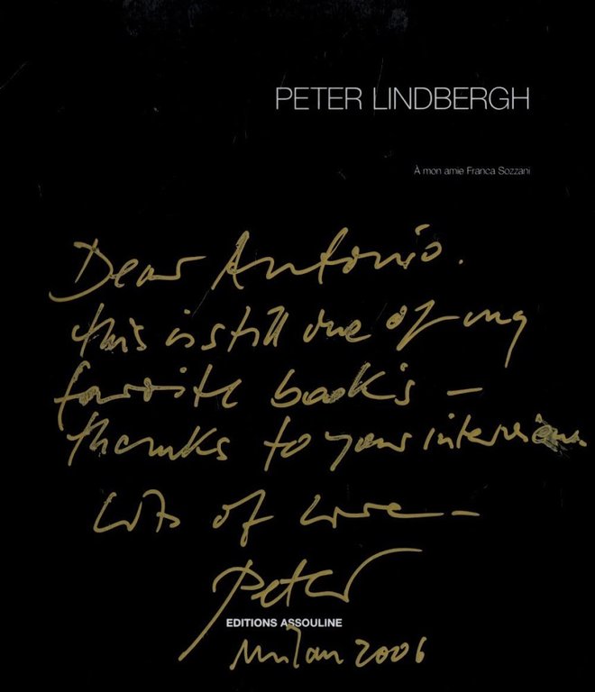 Autografato! Peter Lindbergh