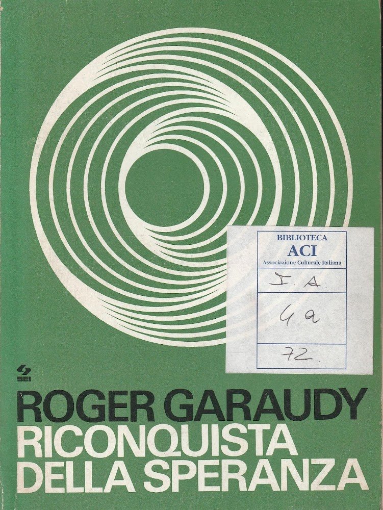 Autografato ! Riconquista della speranza