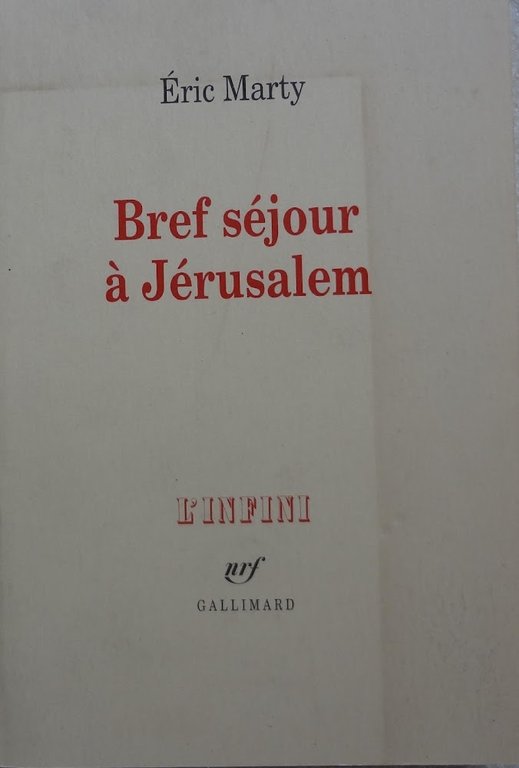 Bref séjour à Jérusalem