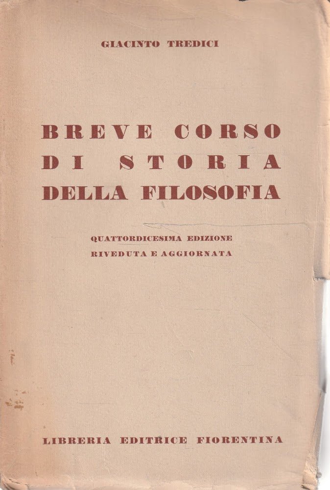 Breve corso di storia della filosofia