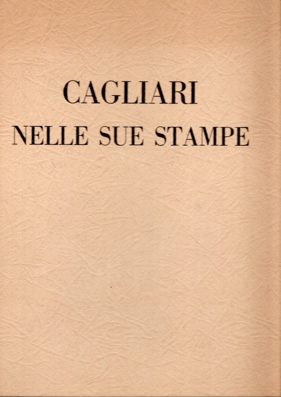 Cagliari nelle sue stampe | Immagine principale