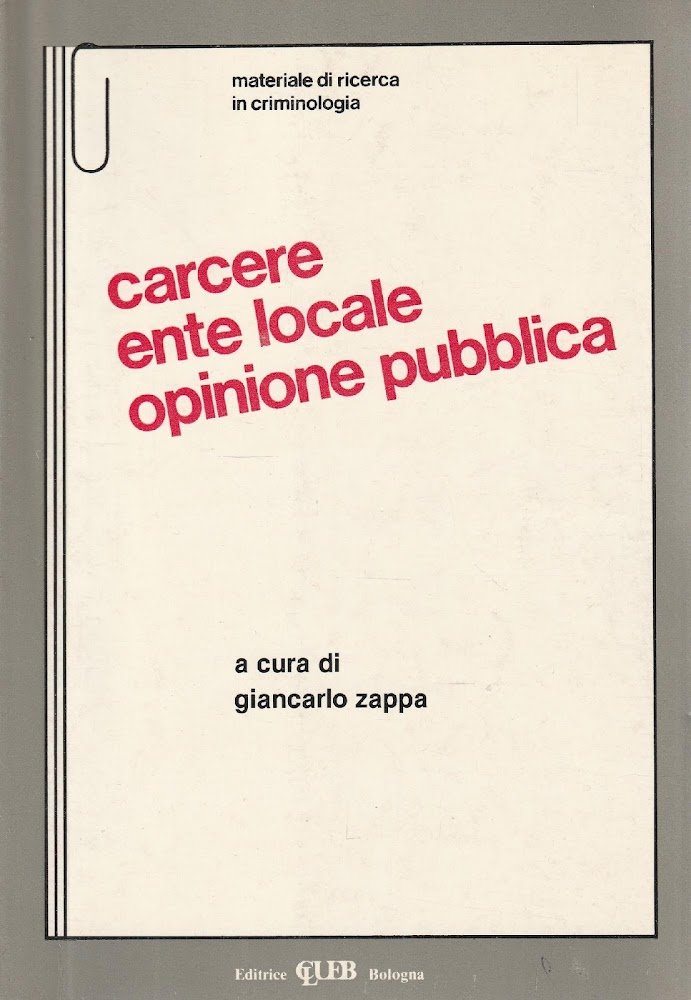 Carcere, ente locale, opinione pubblica | Immagine principale