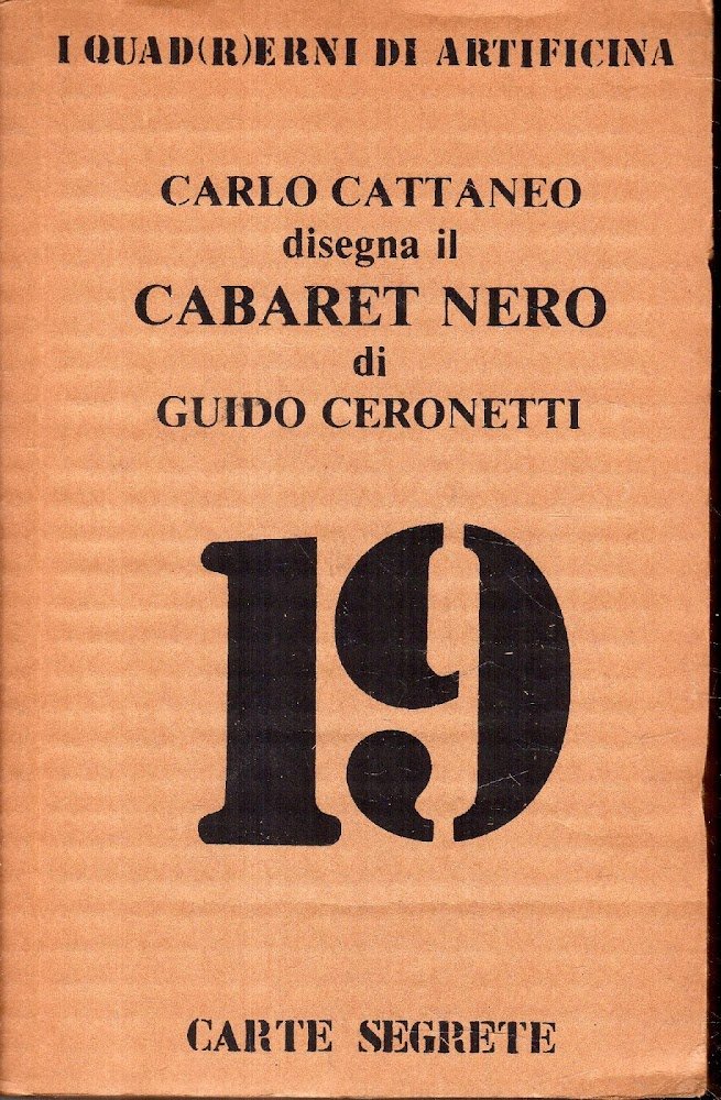 Carlo Cattaneo disegna il Cabaret Nero di Guido Ceronetti