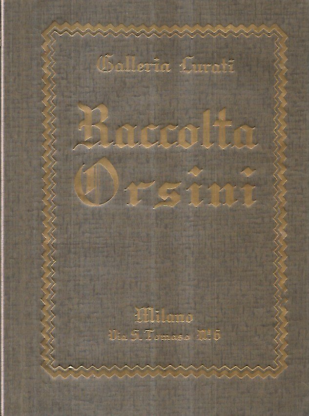 Catalogo della vendita all'asta della raccolta Orsini | Immagine principale