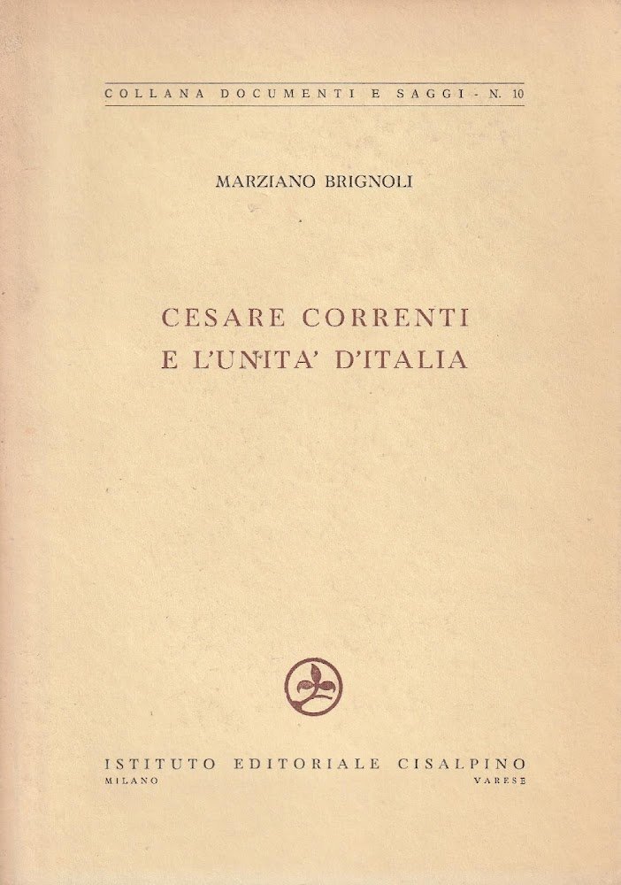 Cesare Correnti e l'Unità d'Italia