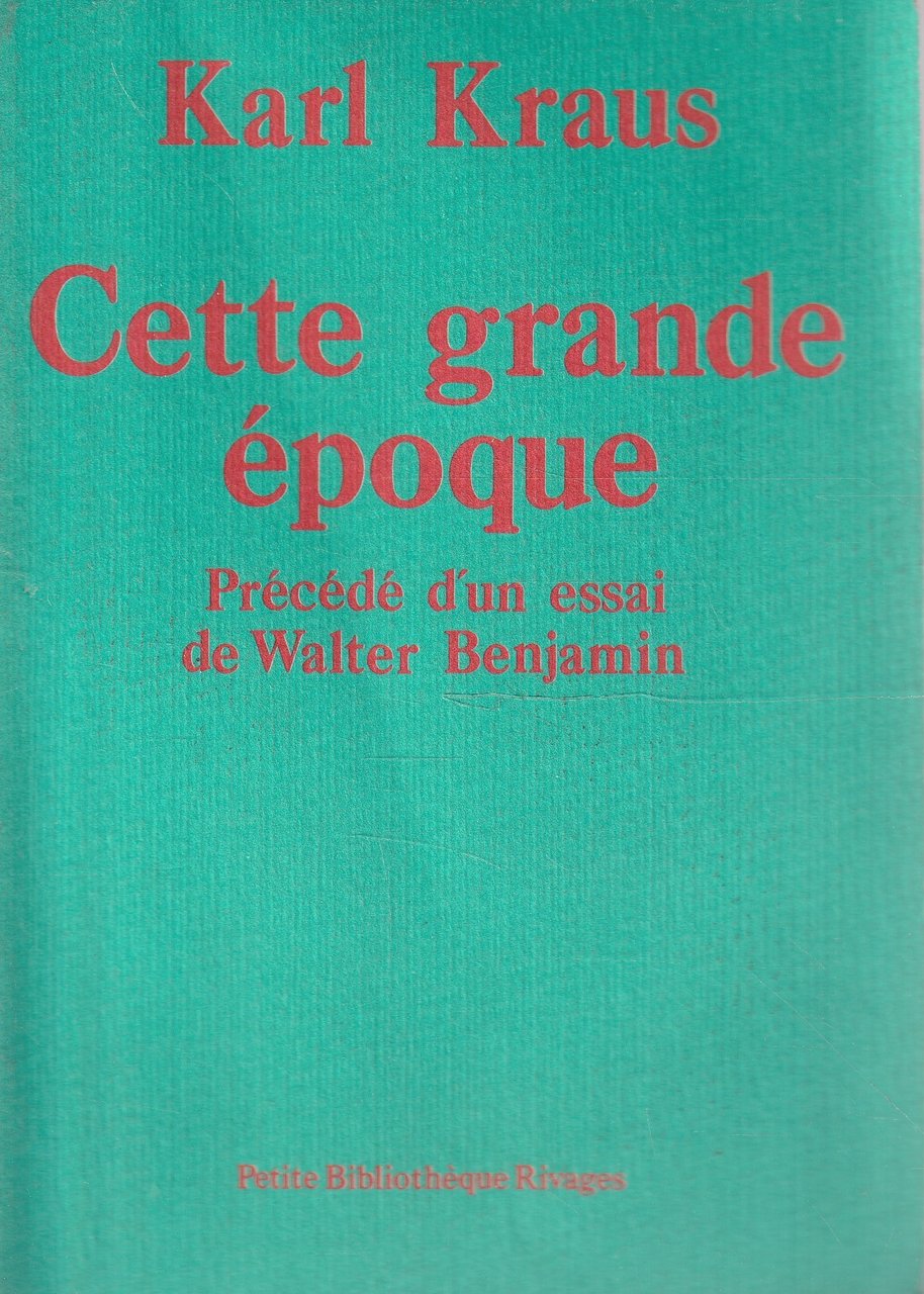 Cette grande époque
