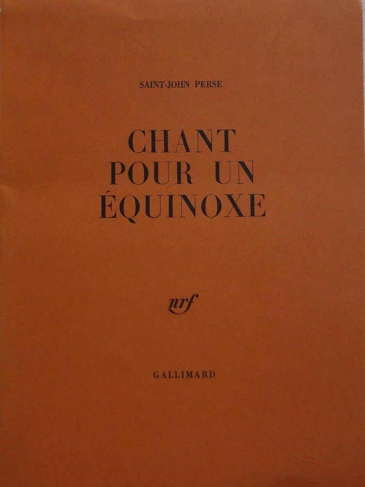 Chant pour un équinoxe