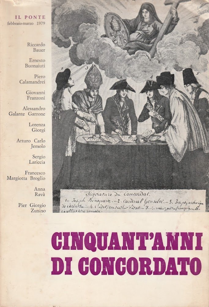 Cinquant'anni di concordato. Il Ponte febbraio-marzo 1979