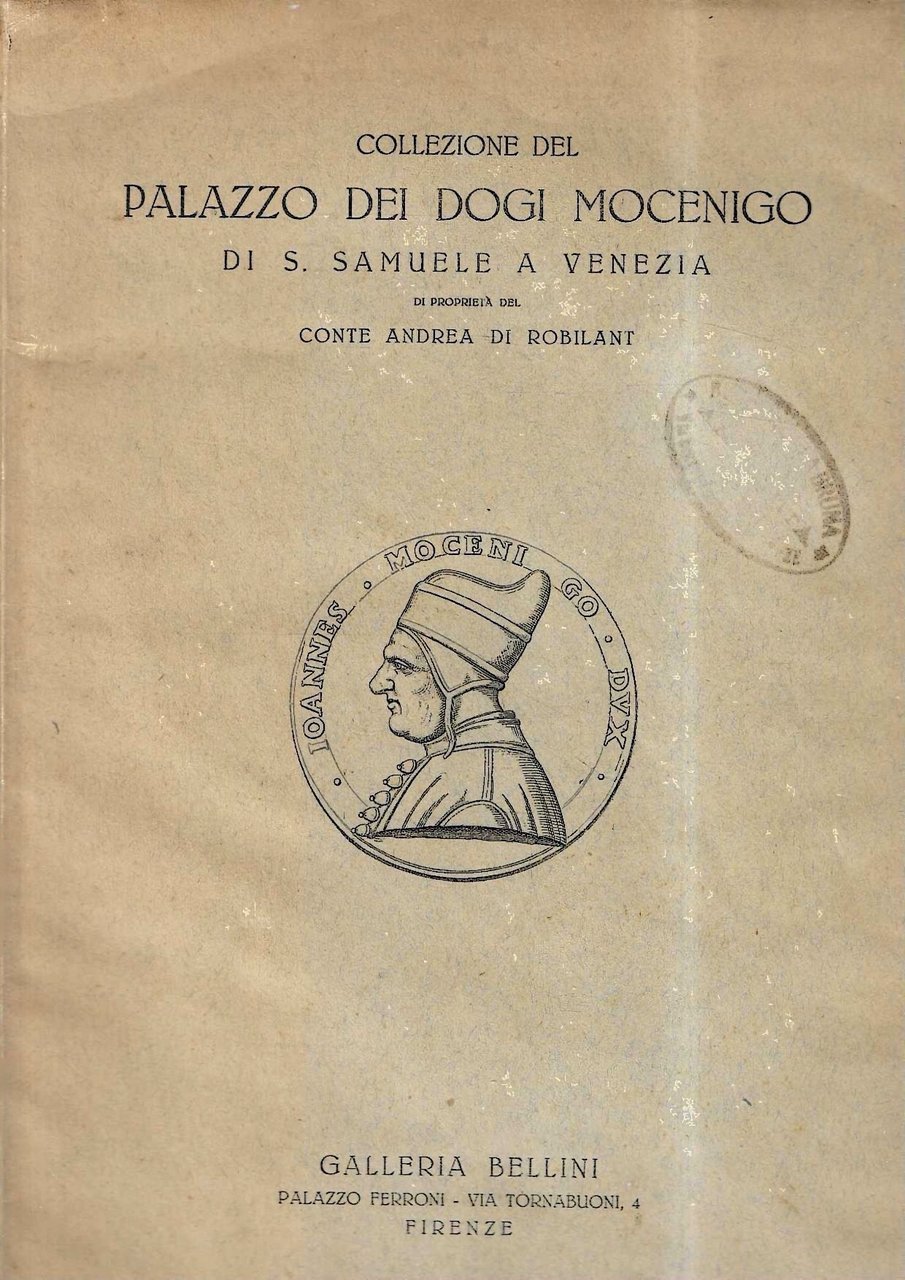 Collezione del Palazzo dei Dogi Mocenigo di S. Samuele a … | Immagine principale