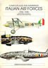 Comouflage and markings italian air forces 1935-1945
