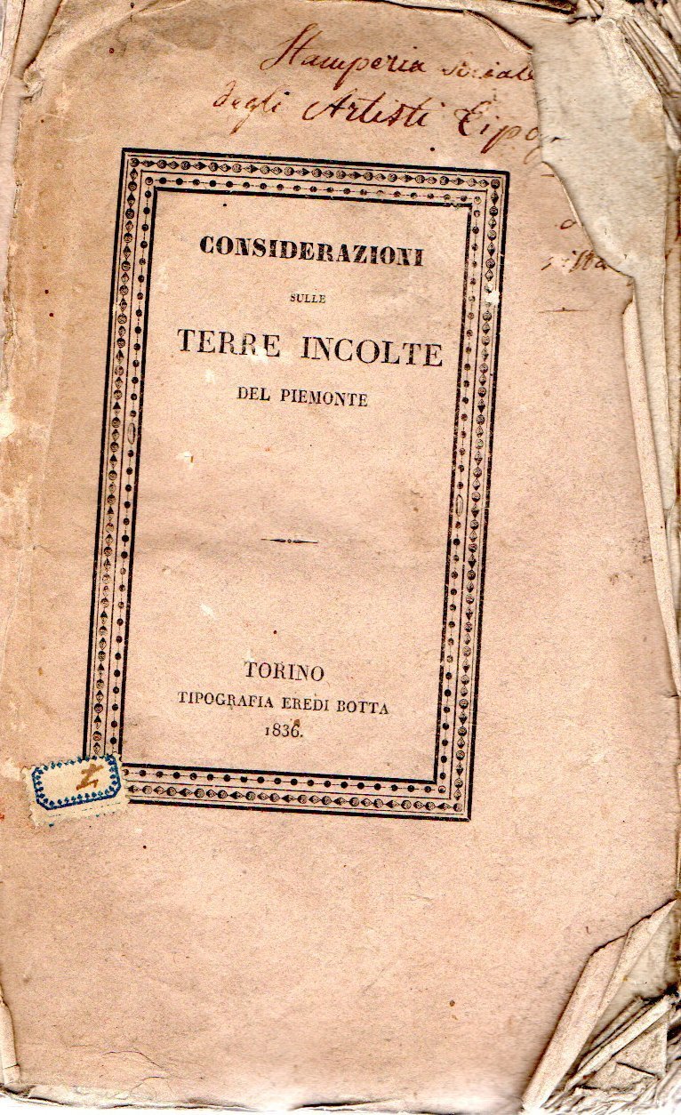 Considerazioni sulle Terre Incolte