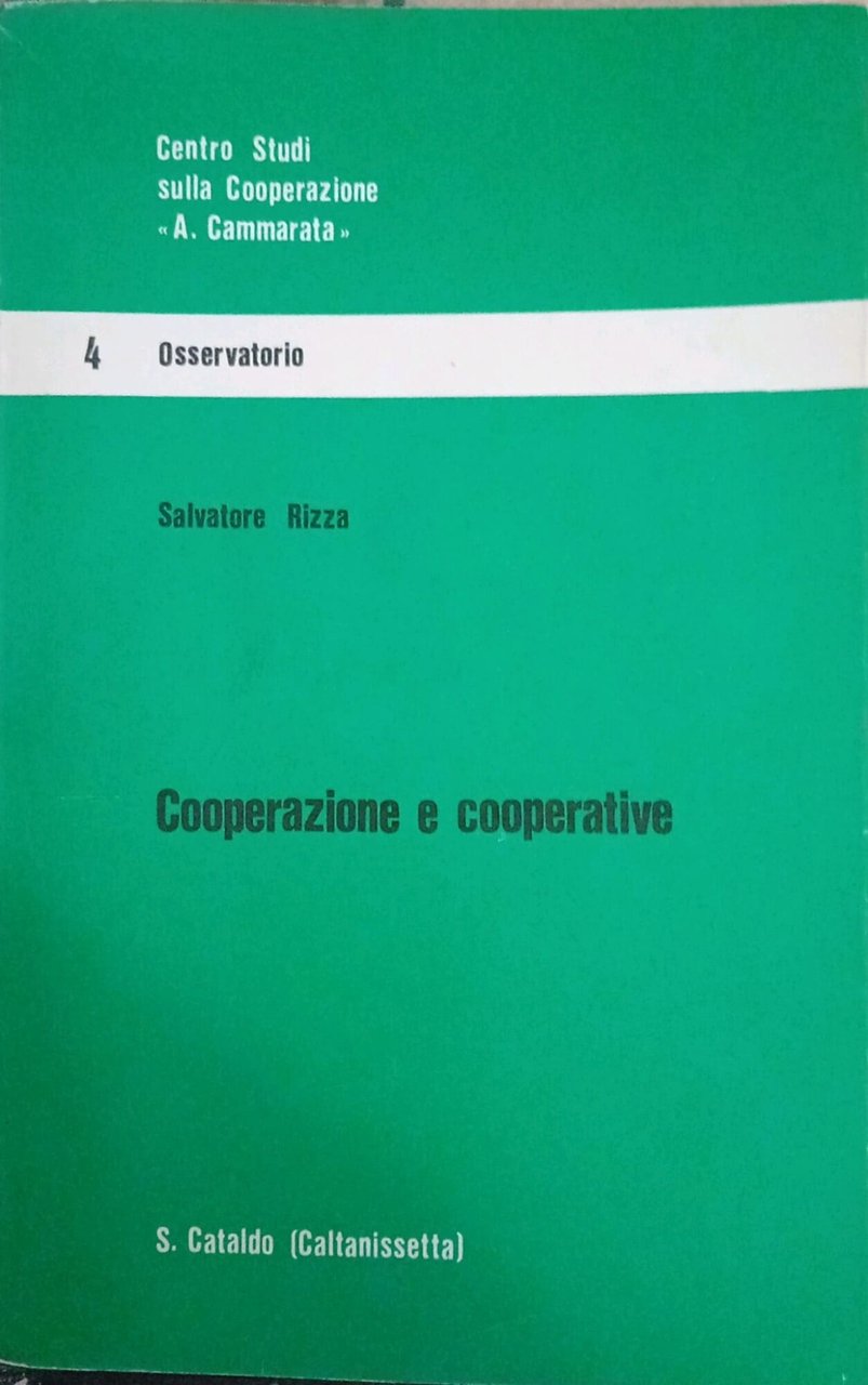 Cooperazione e cooperative : considerazioni sociologiche e prospettive | Immagine principale