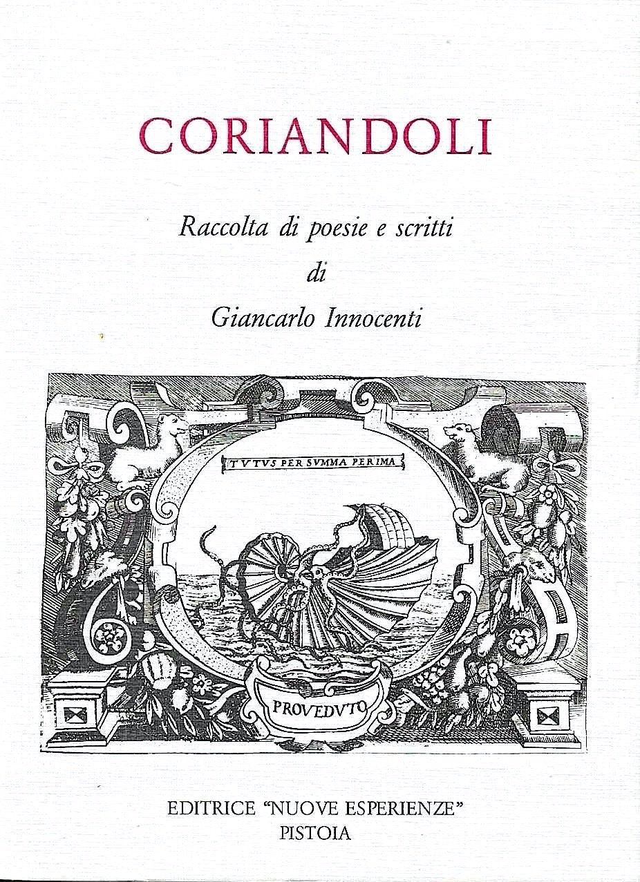 Coriandoli. Raccolta di poesie e scritti di Giancarlo Innocenti | Immagine principale