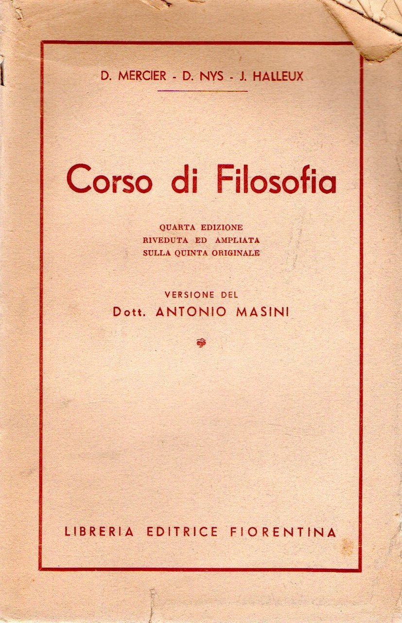 Corso di Filosofia