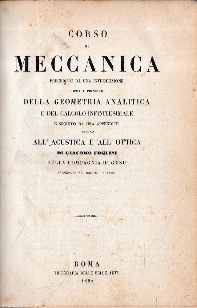 Corso di Meccanica