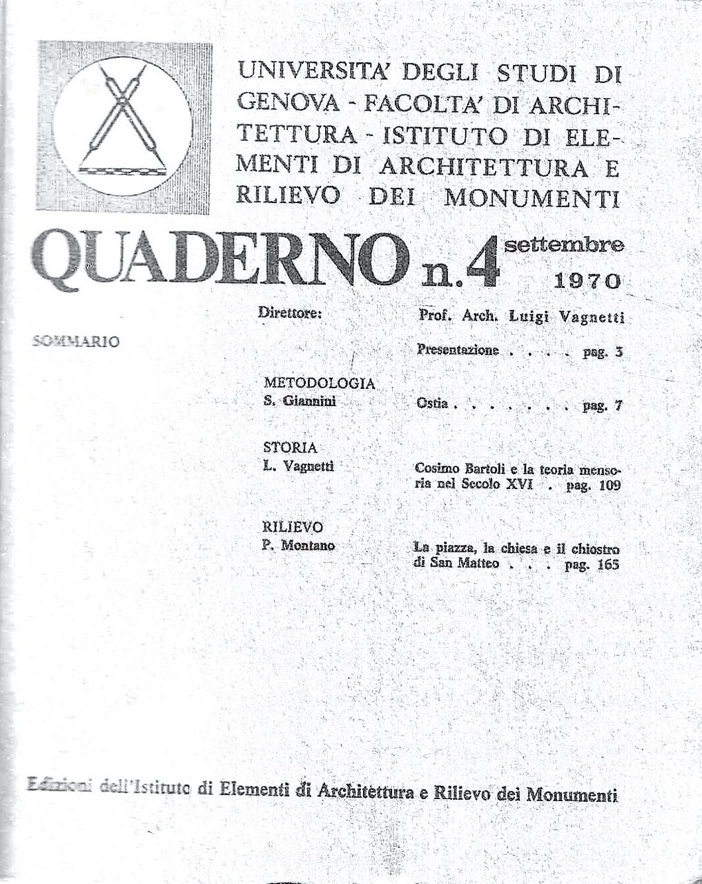 Cosimo Bartoli e la teoria mensoria nel Secolo XVI (Quaderno …