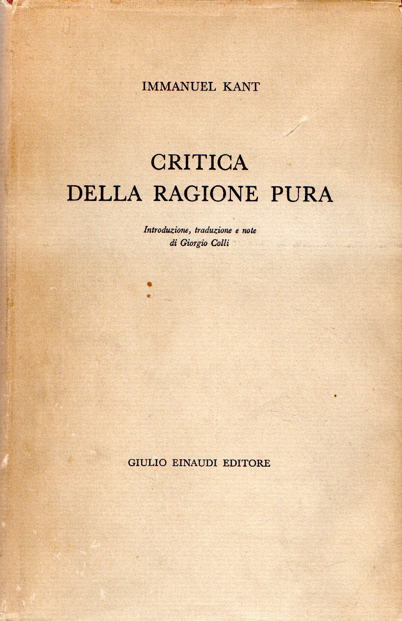 Critica della ragione pura
