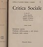 CRITICA SOCIALE. 2 VOLL. | Immagine principale