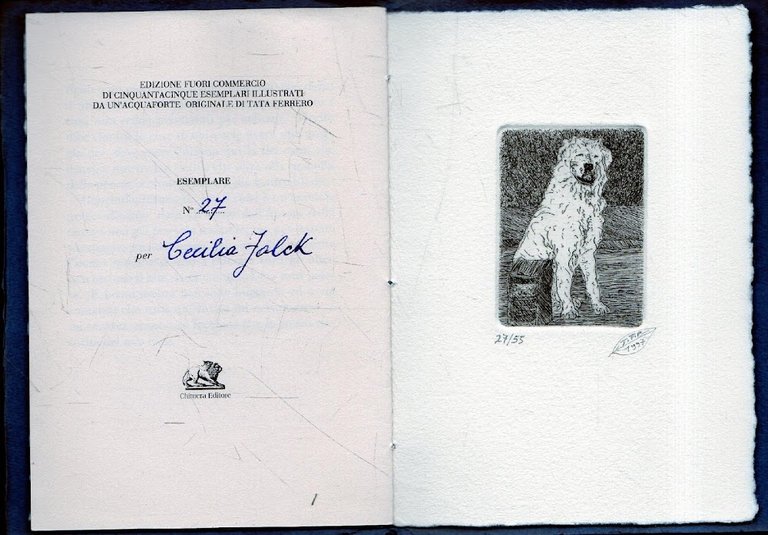 De' cani. Dissertazione oraziana di L. M. O. Compendio. Edizione …