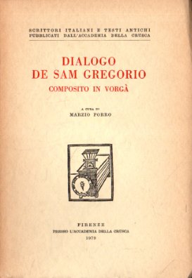 Dialogo de Sam Gregorio composito in vorgà