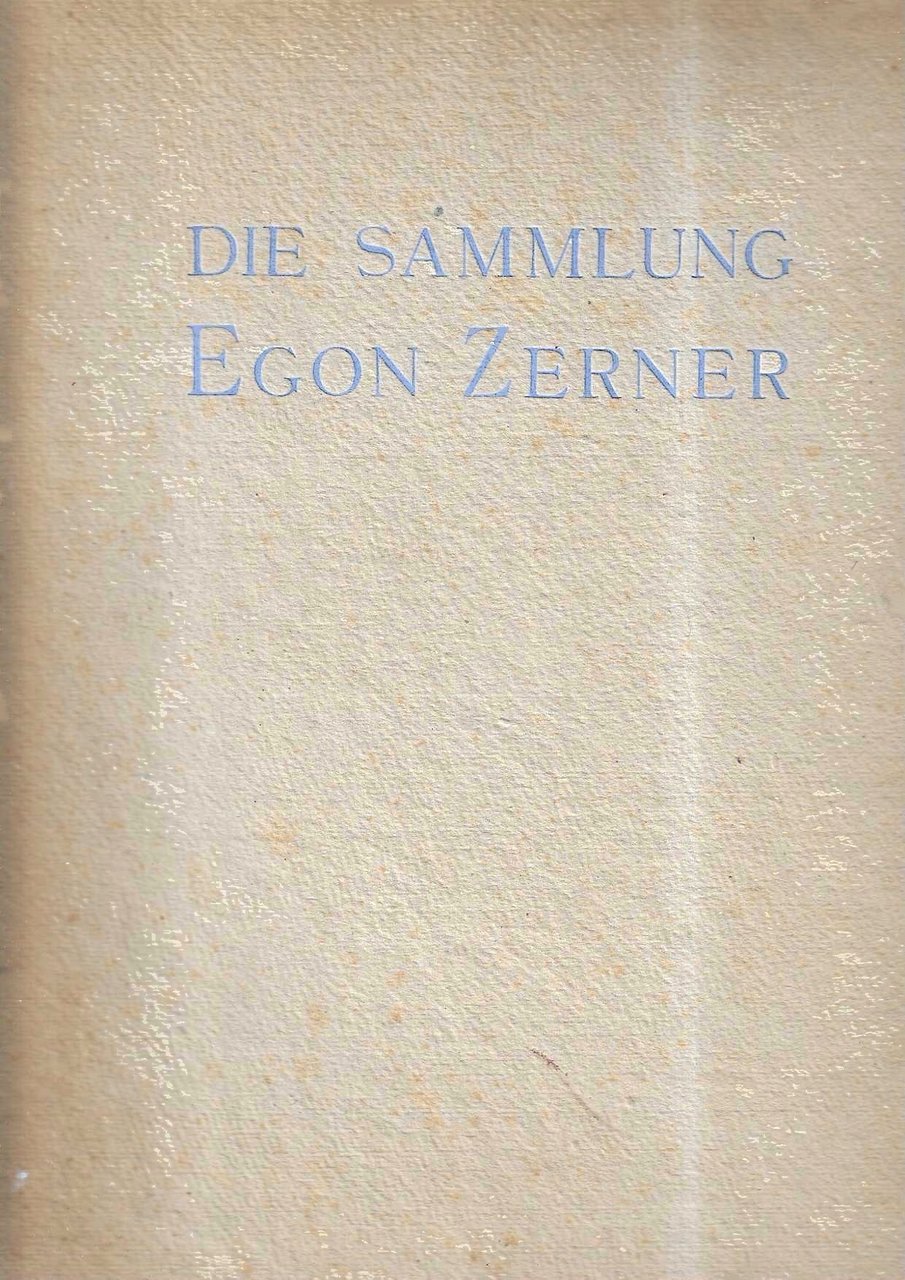 Die Sammlung Egon Zerner | Immagine principale