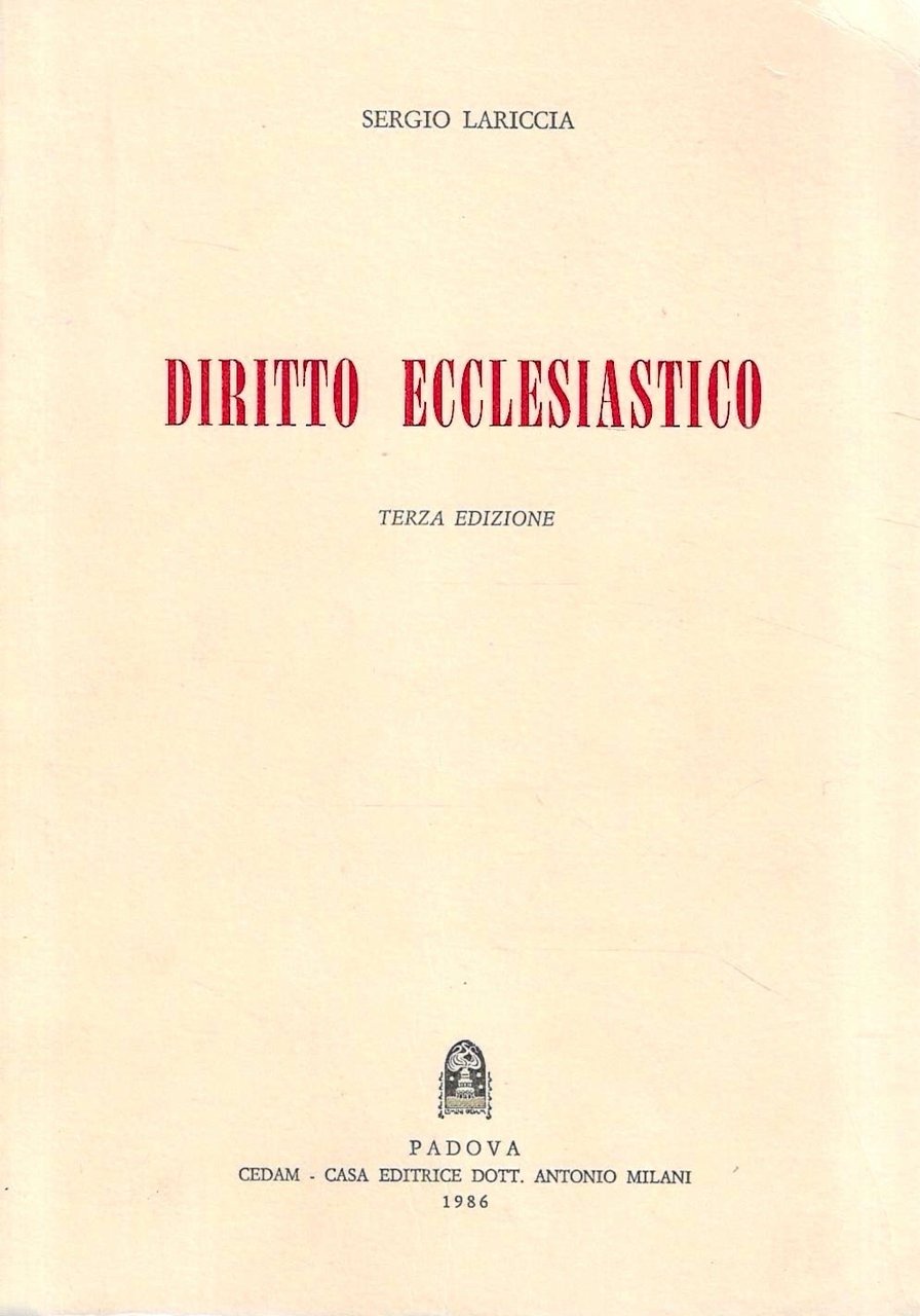 Diritto Ecclesiastico