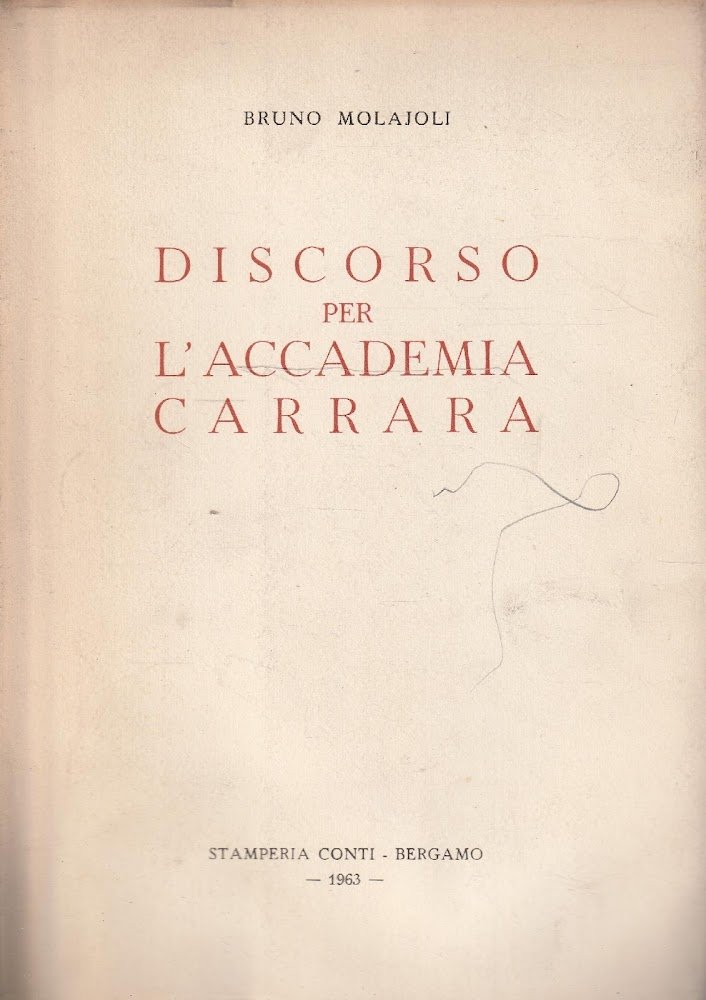 Discorso per l'Accademia Carrara