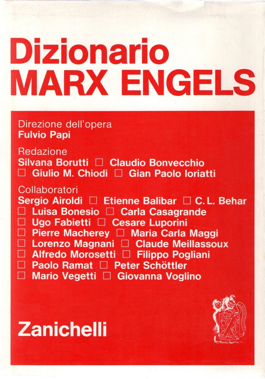 Dizionario Marx Engels | Immagine principale