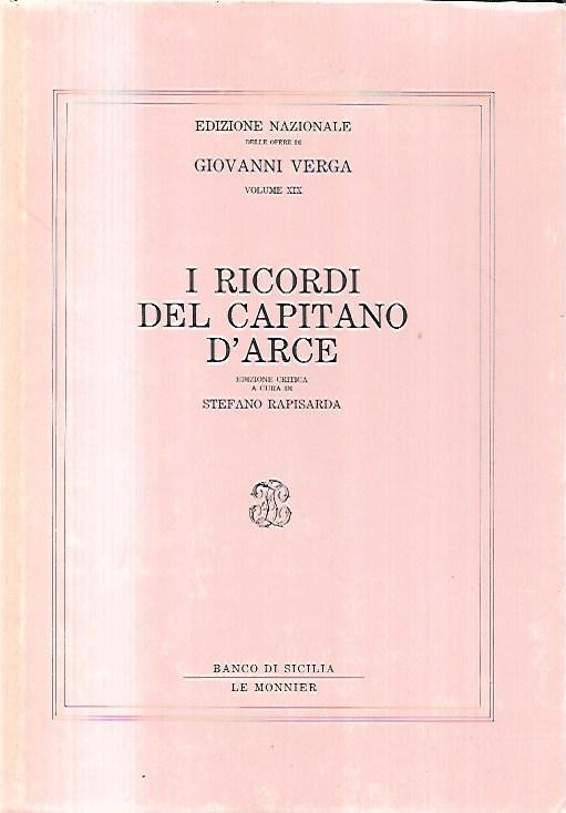 Edizione nazionale delle opere di Giovanni Verga, n. 19: I …